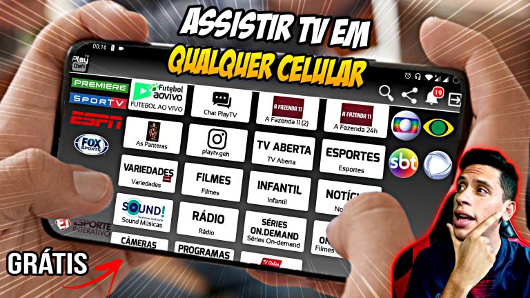 PLAY TV GEH | O MELHOR APLICATIVO PARA ASSISTIR TV ABERTA/FUTEBOL AO VIVO E MAIS (NO CELULAR)