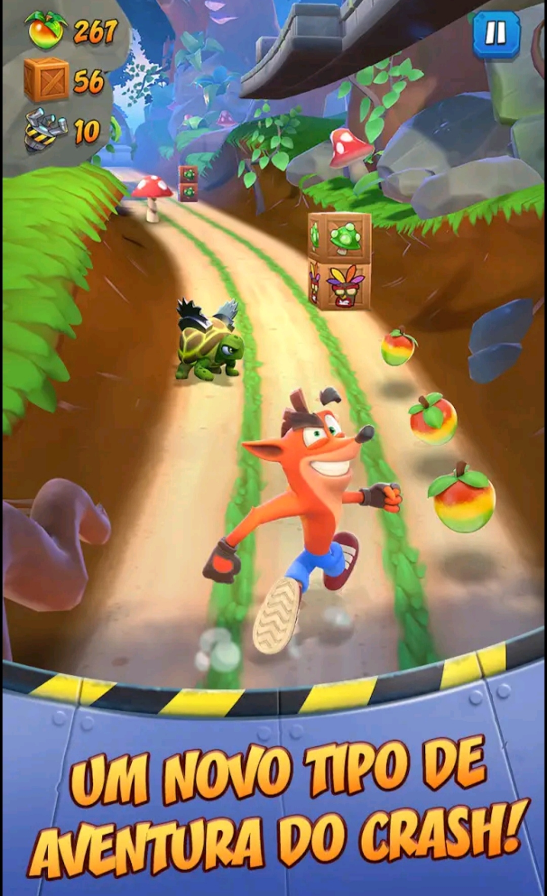 SAIU OFICIAL CRASH BANDICOOT ON THE RUN ANDROID (2021)