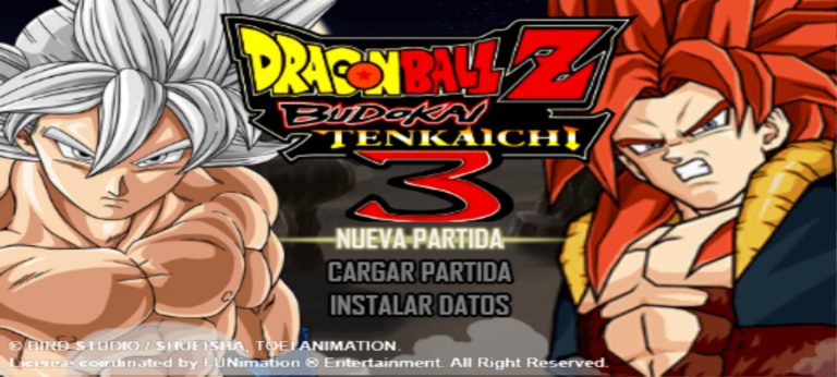 DRAGON BALL Z/GT/SUPER BUDOKAI TENKAICHI 3 VERSÃO DE PSP (2021)