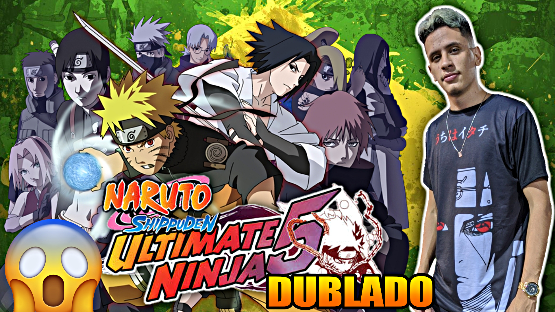 Baixar Naruto 5 Dublado em PT-BR ISO PS2 Grátis