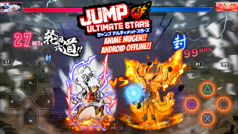 ATUALIZOU! ANIME CROSSOVER MUGEN ANDROID TCEAM2.6  JUMP FORCE ANIME WAR MUGEN ANDROID OFFLINE