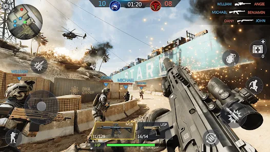 SAIU! NOVO FPS PARA ANDROID FPS STRIKE OPS MODERN ARENA