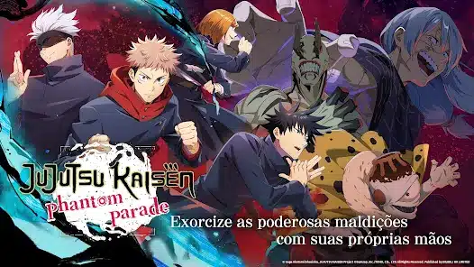 CHEGOU! NOVO JOGO DE JUJUTSU KAISEN ANDROID JUJUTSU KAISEN PHANTOM PARADE