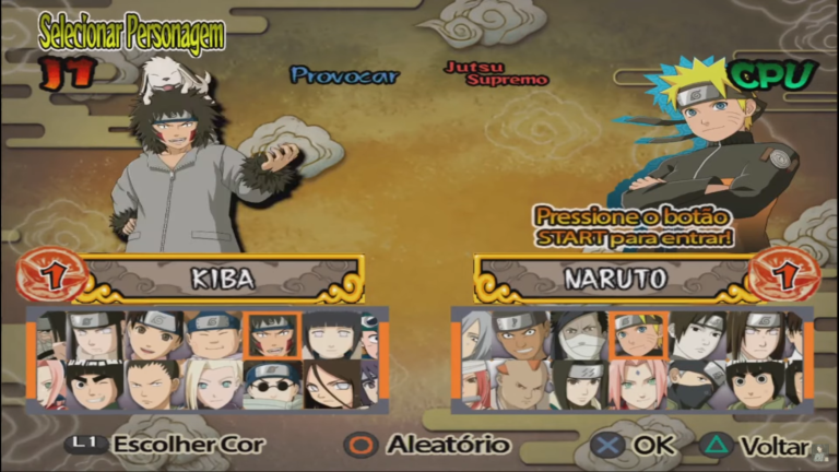 NARUTO ULTIMATE NINJA 5 DUBLADO FAN MOD V2.0