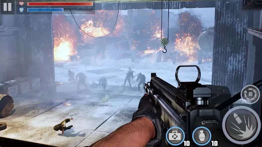 NOVO JOGO DE TIRO COM ZOMBIES PARA ANDROID FIRE APOCALYPSE