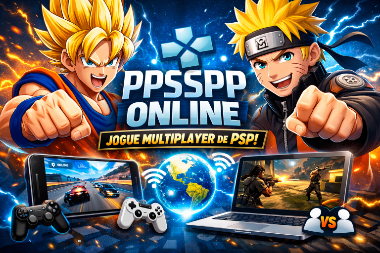 PPSSPP: O EMULADOR DE PSP PARA ANDROID/IOS E PC – AGORA COM SERVIDORES PRA JOGAR ONLINE