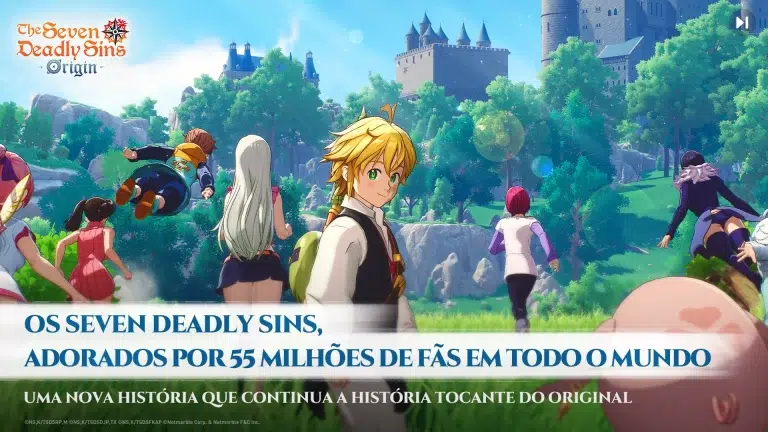 The Seven Deadly Sins: Origin NOVO JOGO PARA CELULAR (2026)