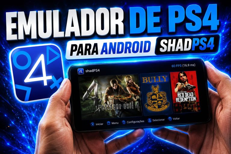 SHADPS4 CHEGA PARA ANDROID! EMULADOR DE PS4 PARA CELULAR