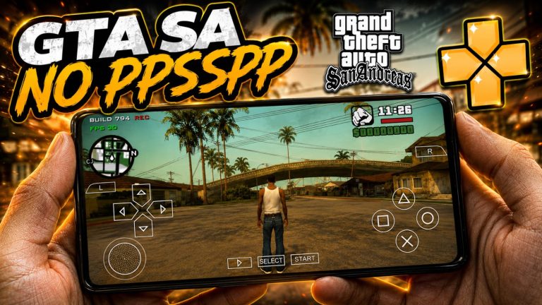 GTA SAN ANDREAS NO PSP É REAL!