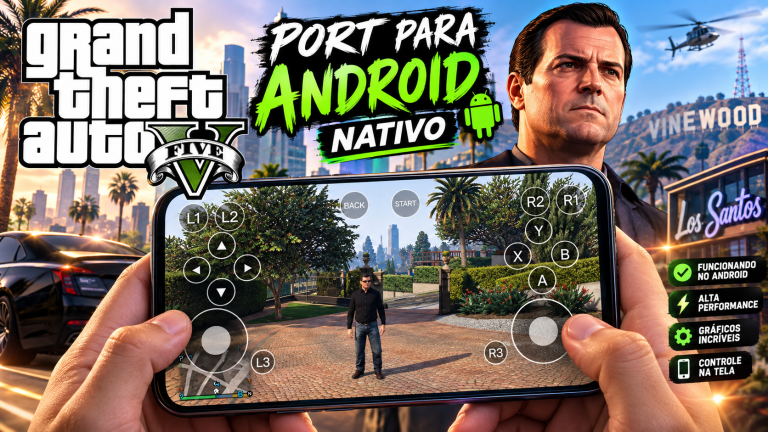 GTA V NATIVO no ANDROID? LANÇOU Port Chinês Mobile 😱📱🔥