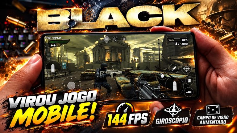 BLACK VIROU JOGO MOBILE! PORT NATIVO PARA ANDROID COM 144 FPS, GIROSCÓPIO E FOV AUMENTADO!