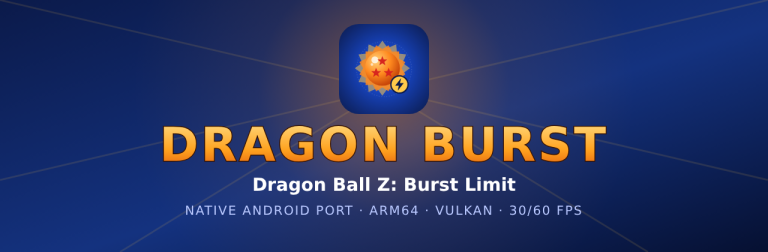 SAIU DRAGON BALL Z BURST LIMIT PORT PARA ANDROID (RECOMP)